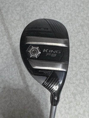 Cobra King F8 #3 Hybrid 19* 3H, Regular Flex Aldila Rogue Pro 75g Shaft, RH, 40”