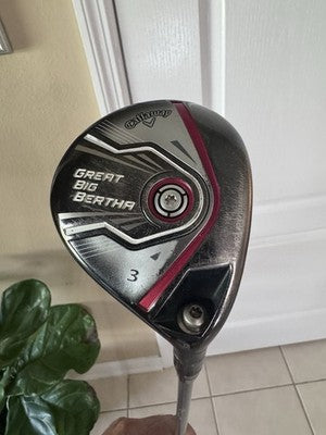 Callaway Great Big Bertha 2015 3 Fairway Wood 15* Kuro Kage 50g R Flex RH W/ HC