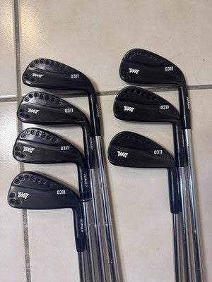 PXG 0311  Gen1 Xtreme Dark Iron Set 4-PW RH R Flex NS Pro Modus 3 Steel