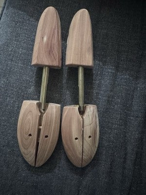 Shoe Tree Cedar Wood Men's Size Large Shoe Stretcher Keepers