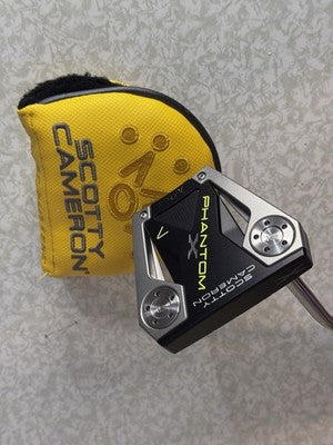 LH Scotty Cameron 2021 Phantom X 7 34" Single-Bend Putter Golf Club w/HC