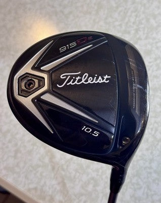 RH Titleist 915 D2 10.5 Driver Diamana 70g Stiff Flex Graphite Shaft & Headcover