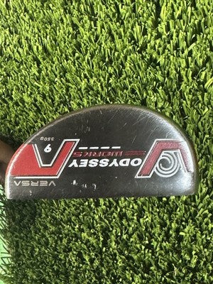 Right Handed Odyssey Works Versa 9 Putter Rare Color Red 350g 33.5” Lamkin Grip