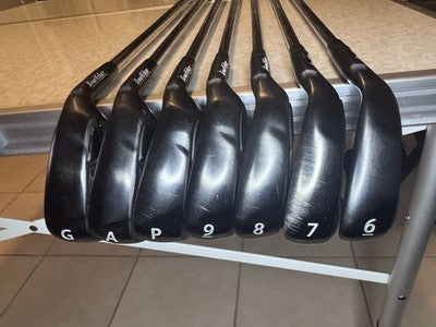 Tour Edge Exotics Exs 220H Iron Set 6-Pw, Aw, Gw S-Flex Max 80g Steel Shafts RH