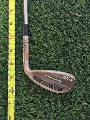 Right Handed TaylorMade HI-TOE RAW Big Foot Wedge Lob LW 58° Steel Stiff 35.5in