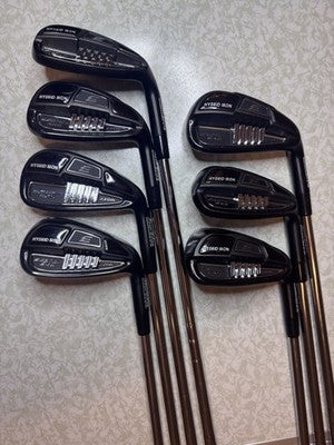Tour Edge Exotics Exs 220H Iron Set 6-Pw, Aw, Gw S-Flex Max 80g Steel Shafts RH
