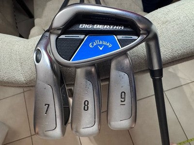 Callaway Big Bertha B21 Iron Set 7-PW Graphite Project X 4.5 A Flex Senior RH