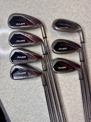 Callaway RAZR Edge Irons Set 5-PW-SW Uniflex Steel Shafts RH
