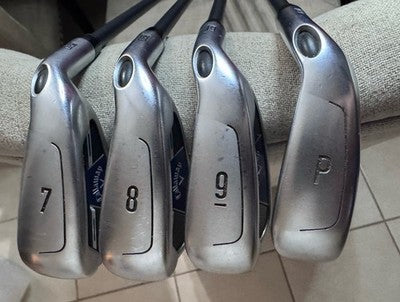 Callaway Big Bertha B21 Iron Set 7-PW Graphite Project X 4.5 A Flex Senior RH