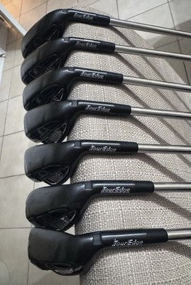 Tour Edge Exotics Exs 220H Iron Set 6-Pw, Aw, Gw S-Flex Max 80g Steel Shafts RH