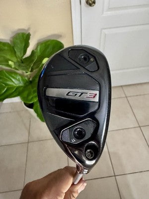 Titleist GT3 Hybrid 19° 3-Hybrid Stiff Flex - HZRDUS 80g Black RH W Head Cover