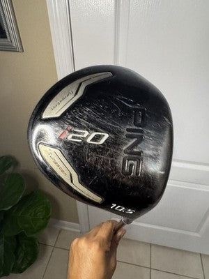 Ping i20 10.5* Tungsten Driver Ping TFC 707D Stiff S Flex Graphite/RH Shaft