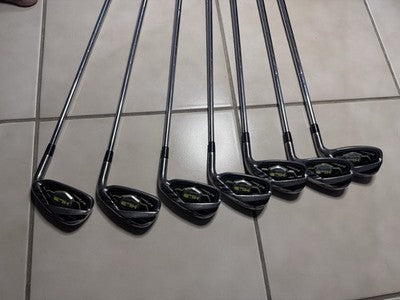 Tour Edge HL3 Iron Set 4-Pw Stiff Flex KBS Tour Steel Shafts RH +1.5