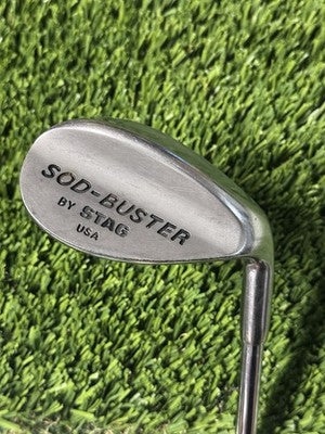 Right Handed Sod Buster by STAG Unique Design Sand Wedge Steel Shaft 35.5”