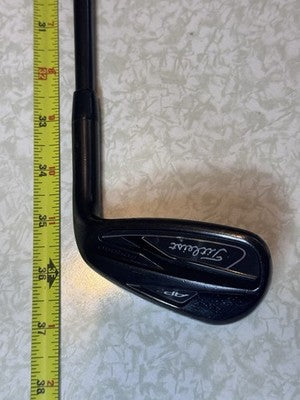 Black Titleist Forged Ap2 718 Pw Pitching Wedge Steel Stiff Flex Right Handed