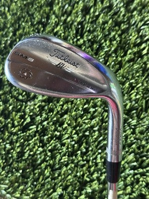 Right Handed Titleist Chrome SM6 M Grind Lob Wedge 58-08 Wedge Flex Steel, 35”