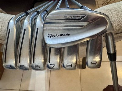Taylormade P790 2019 Iron Set 4-Pw KBS Tour C Taper 120g Stiff Flex Shafts RH