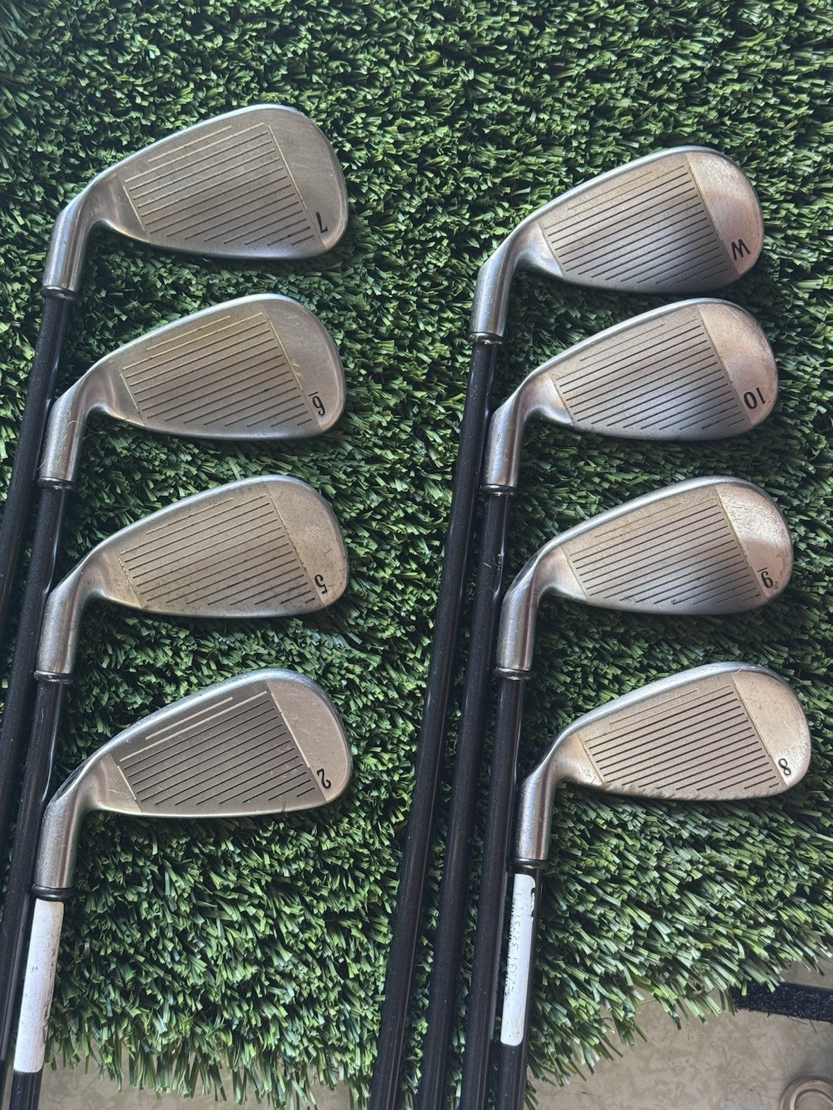 Callaway 2002 Big Bertha iron Set 2, 5-10,PW RCH 75 Regular Flex Graphite RH