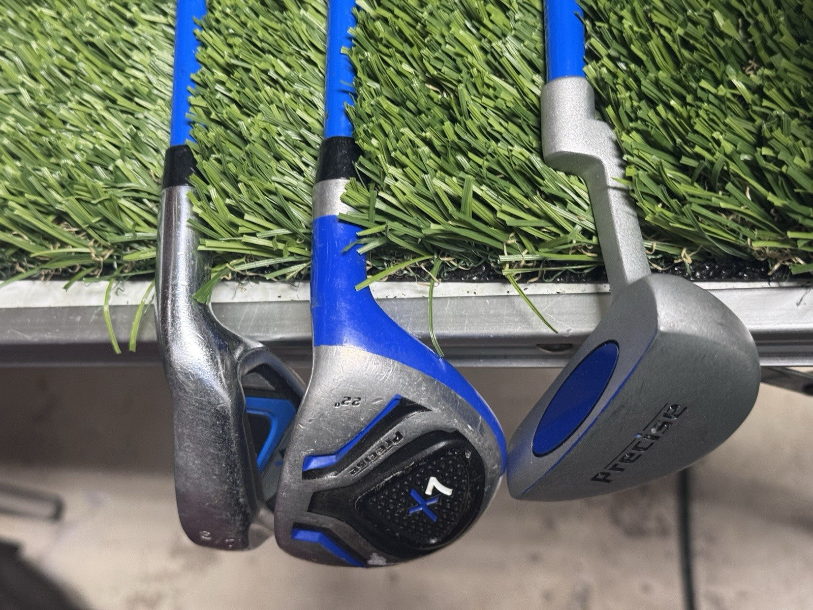 Precise X7 Junior Clubs Driver 6/7 9/p Graphite Jr Flex Shaft 3 Total Clubs Used