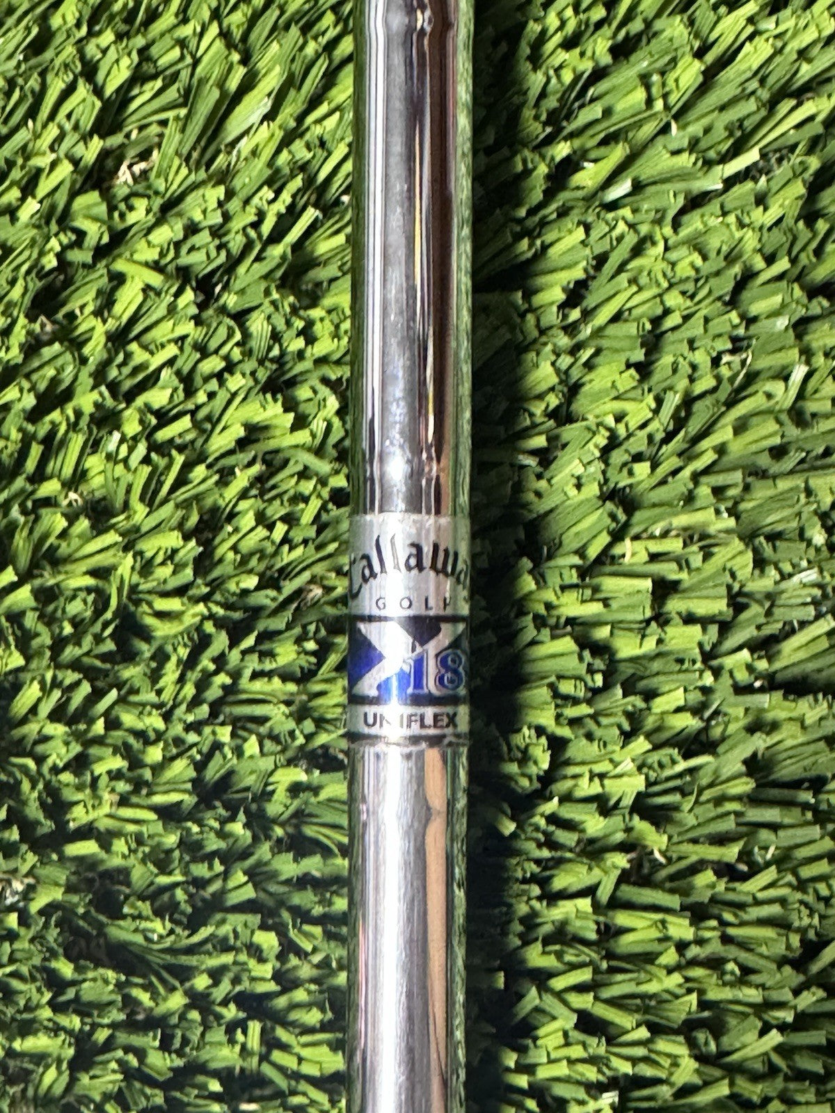 Callaway X-18 6 Iron Steel Shaft Uniflex Right Handed 38"