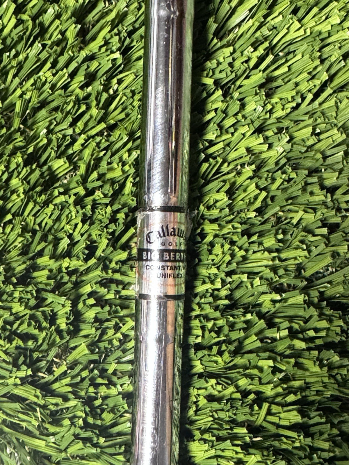 Callaway 2002 Big Bertha 4 Iron Uniflex Steel Shaft 38.5” Right Handed