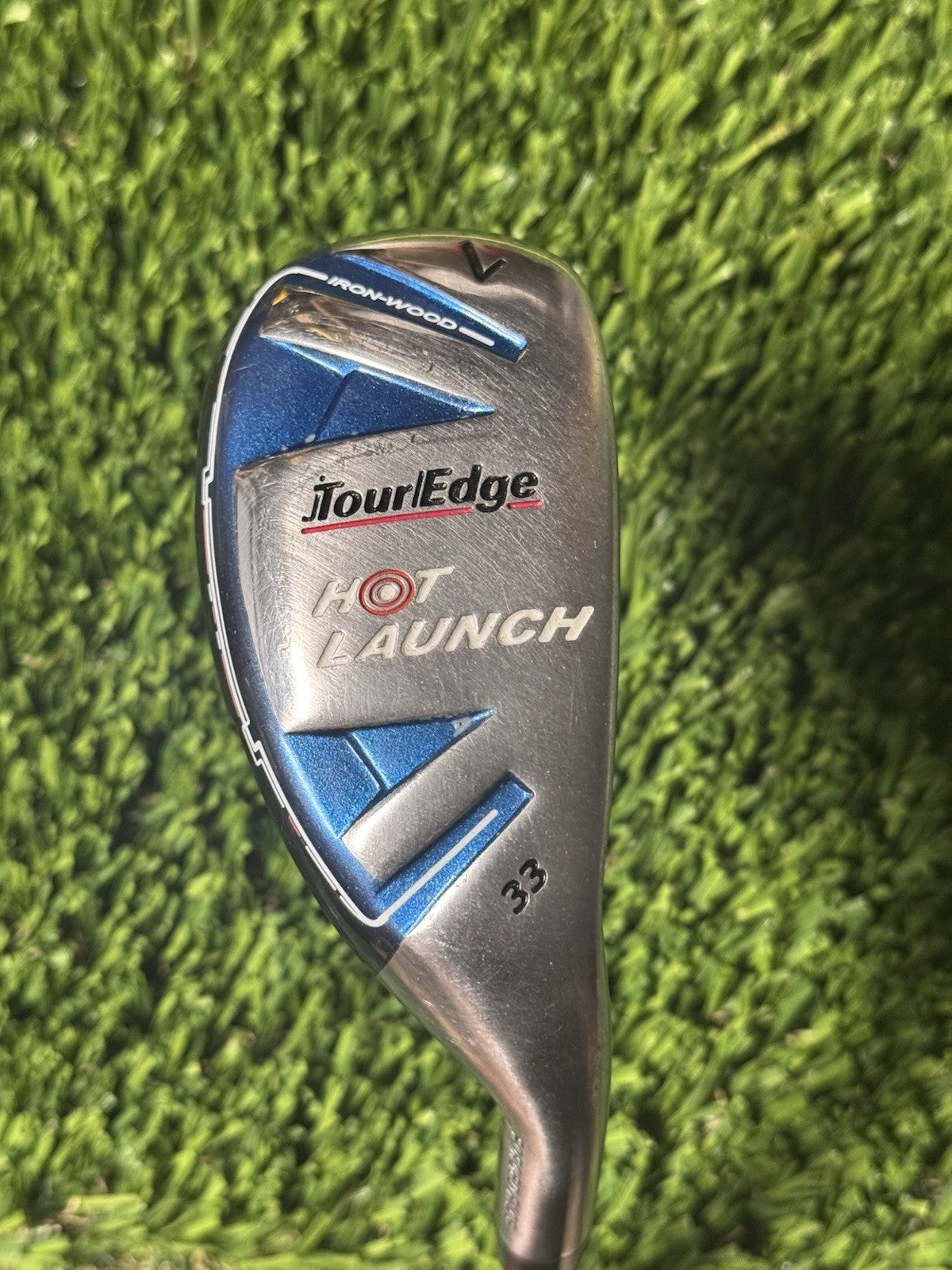 RH Tour Edge Hot Launch 7 Hybrid 33* Hot Launch 45g Ladies Flex Graphite Womens