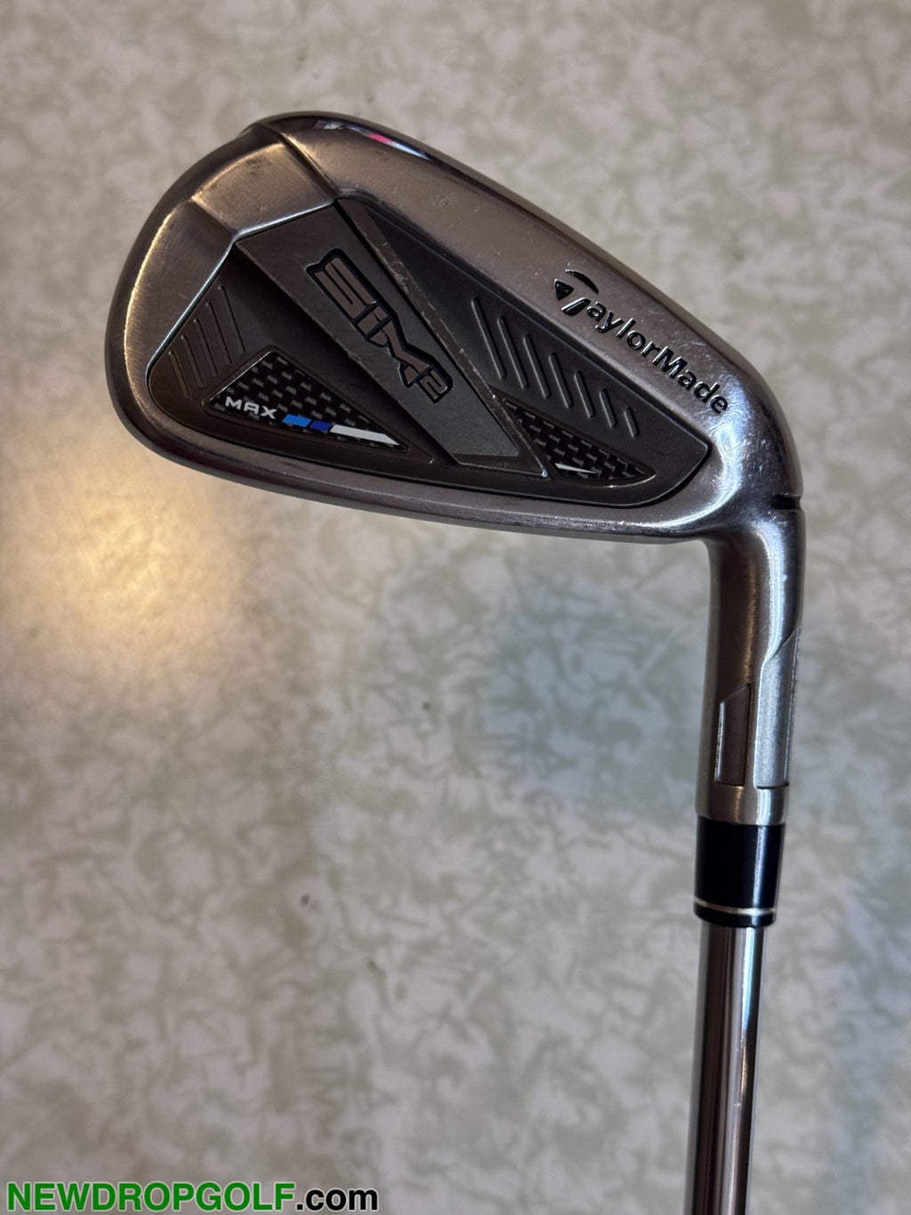 TaylorMade Sim2 Max Single 6 Iron Steel KBS Max MT 85 Stiff Flex RH