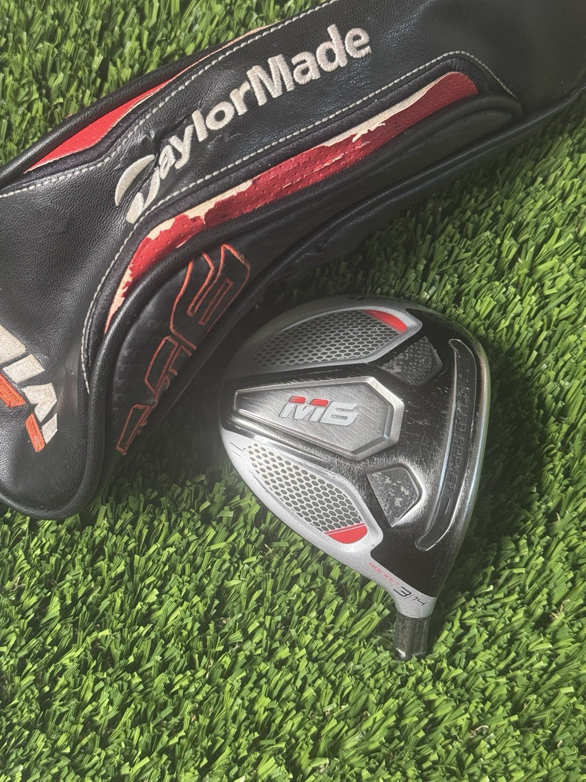 Right Handed Taylormade M6 ROCKET 3 wood 14* with Head Cover - HEAD ONLY