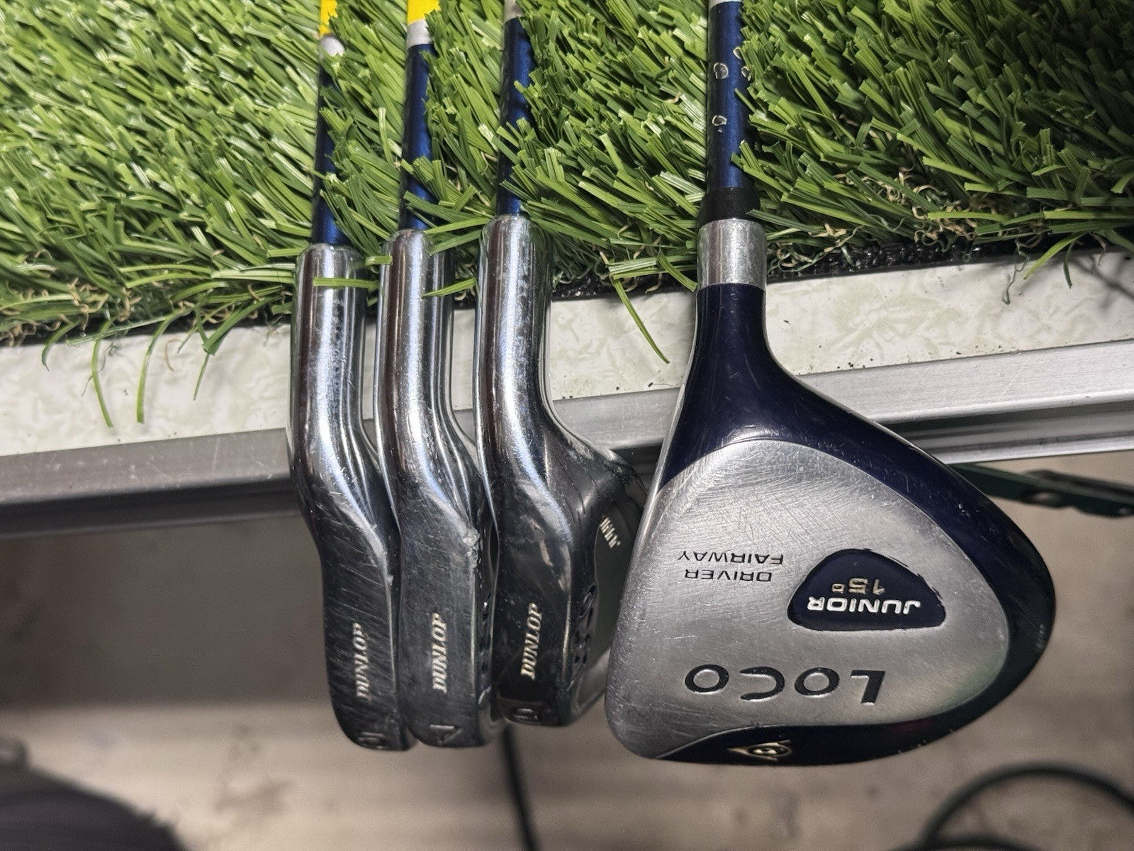 Dunlop Loco  Crazy Long Junior Golf Set 4pc Driver, 5, 7, 9 Irons RH