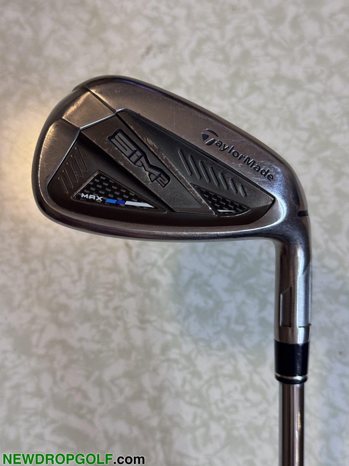TaylorMade SIM2 MAX Single 8 Iron KBS Max MT 85g Stiff Steel Mens RH