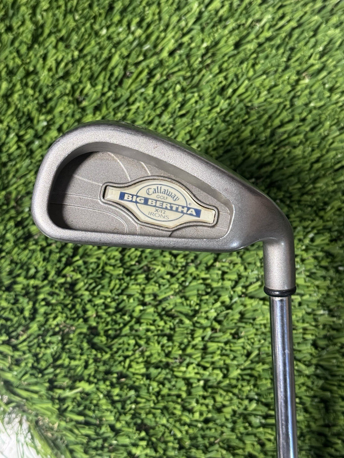 Callaway Big Bertha X-12 5 Iron Memphis 10 98' Steel Shaft Regular Flex 38" RH