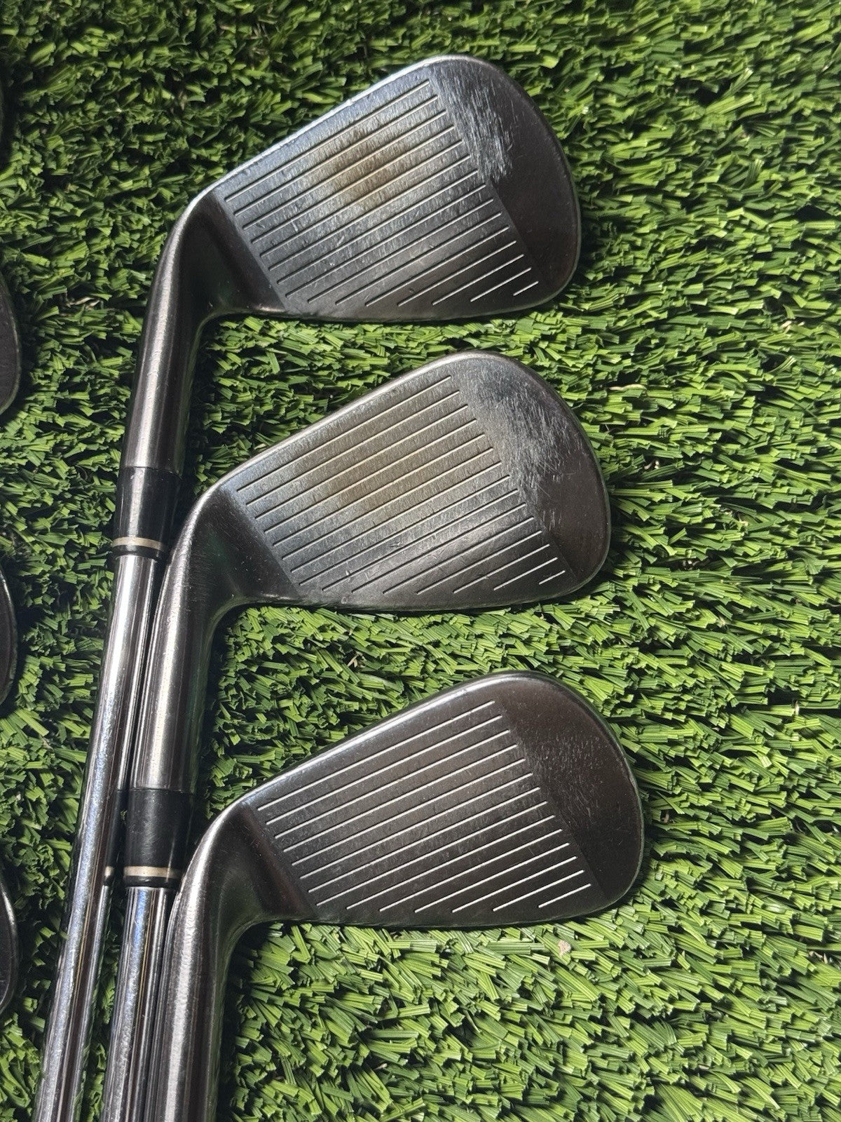 Adams Idea Pro Black CB2 Iron Set 5-PW, GW KBS Tour Steel Shaft Regular Flex RH