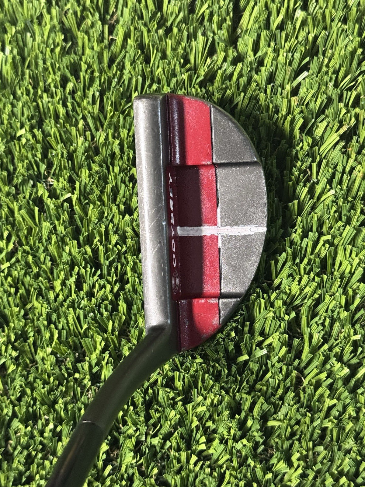 Right Handed Odyssey Works Versa 9 Putter Rare Color Red 350g 33.5” Lamkin Grip