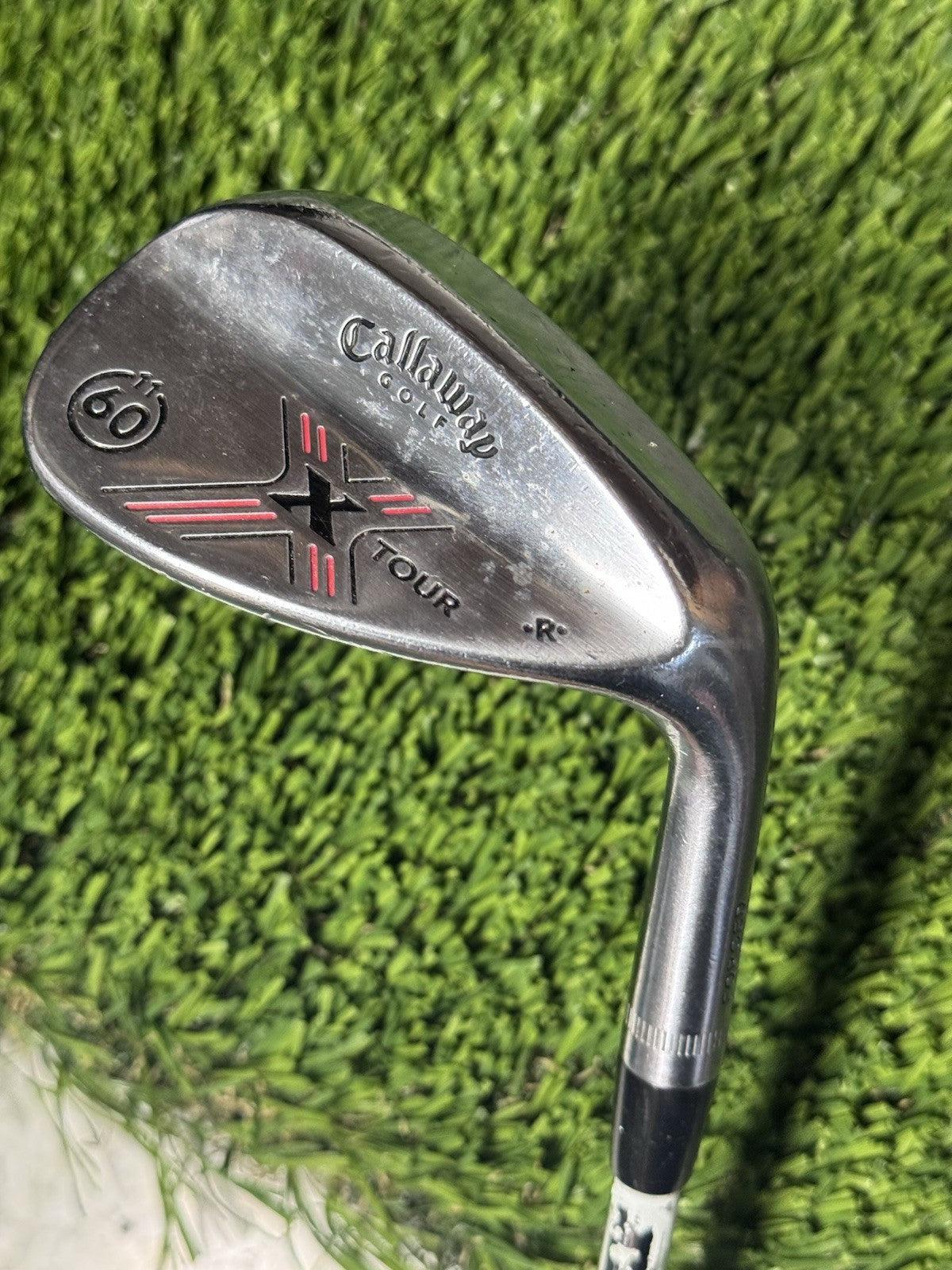 Callaway X Tour 60-11 LW Lob Wedge Steel Shaft Wedge Flex Right Handed 35.5”