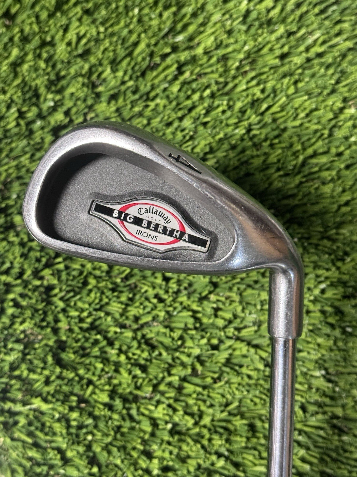 Callaway 2002 Big Bertha 4 Iron Uniflex Steel Shaft 38.5” Right Handed