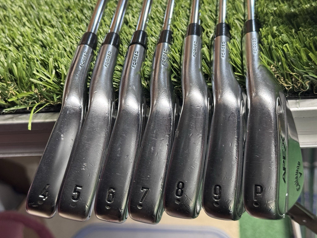 Callaway Apex Pro 21 Iron Set 4-PW Stiff Flex Elevate Steel Shafts Right Handed