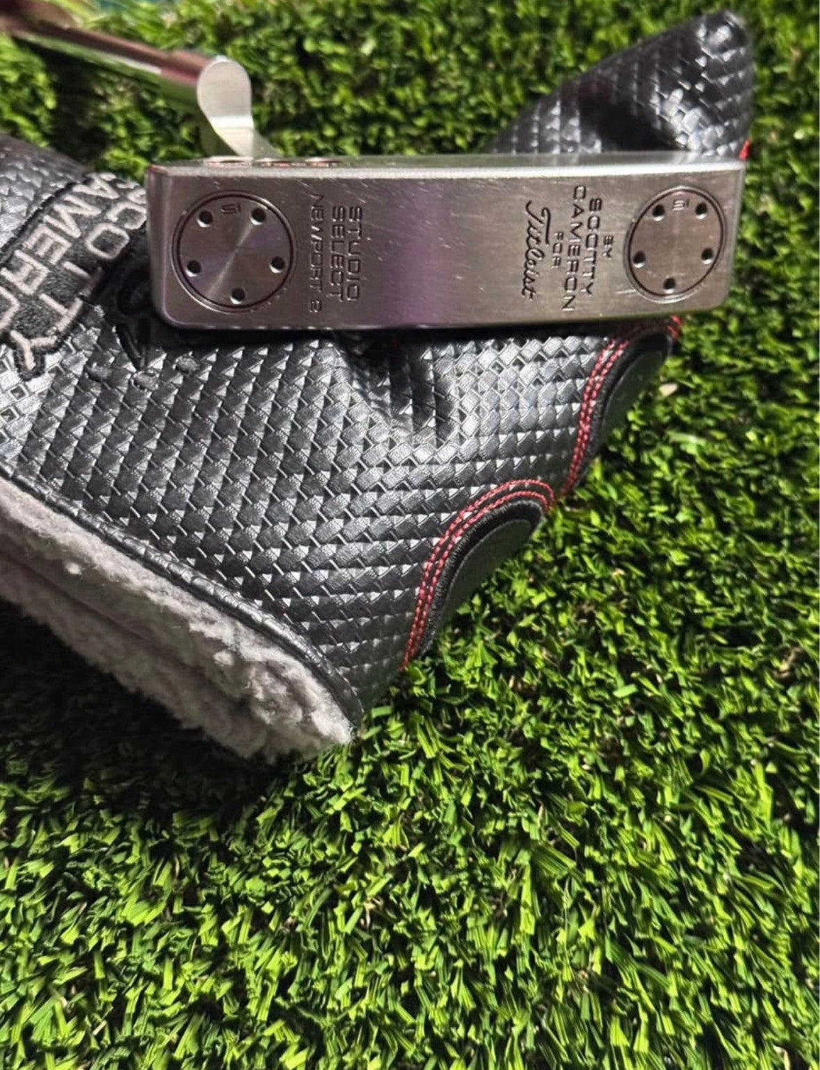 Left Handed Scotty Cameron Studio Select Newport 2 Putter 34" Nice! W Head Cover