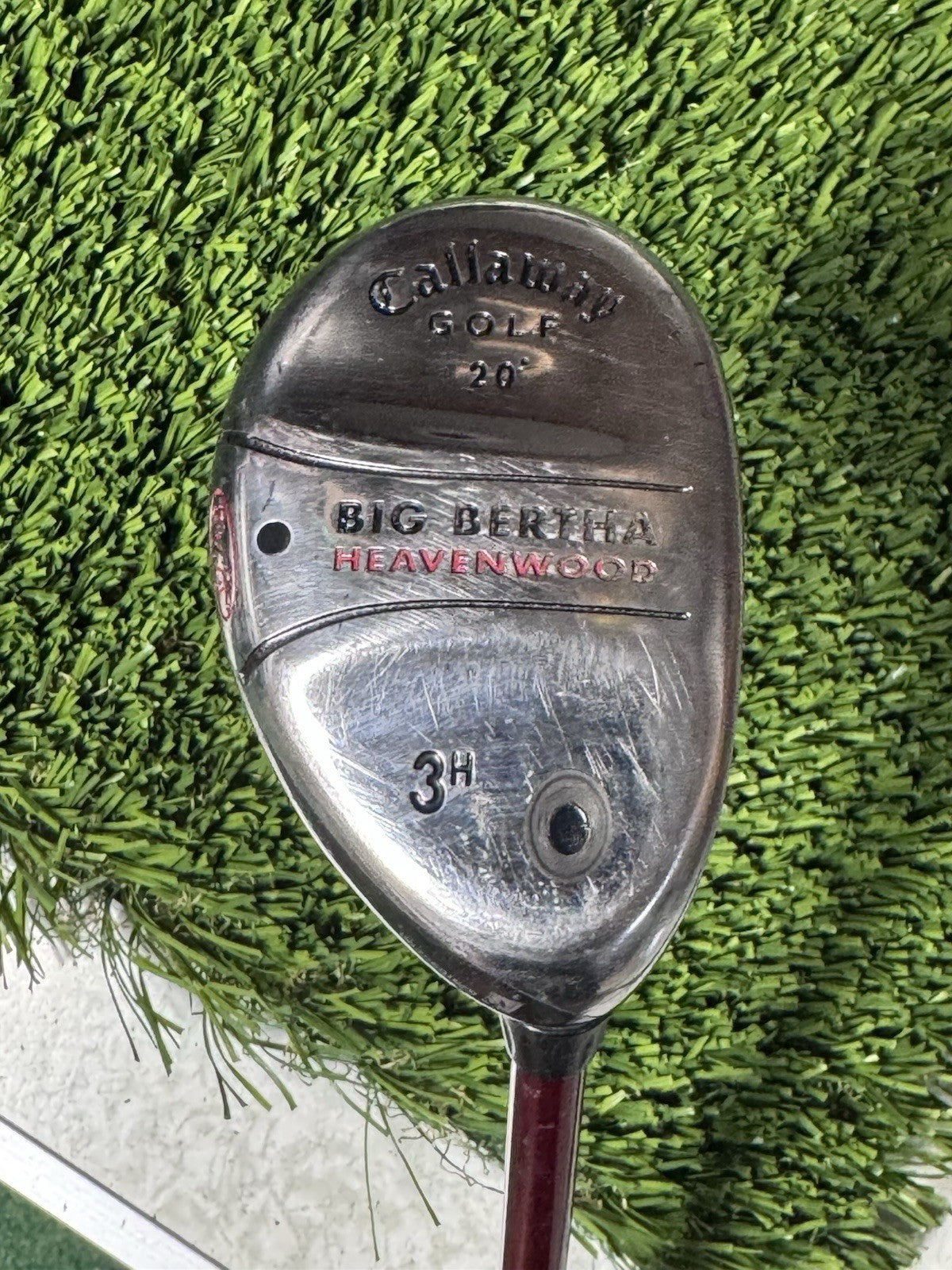 Callaway Big Bertha Heavenwood 3H Hybrid 20º Regular Flex RCH Shaft 75g RH