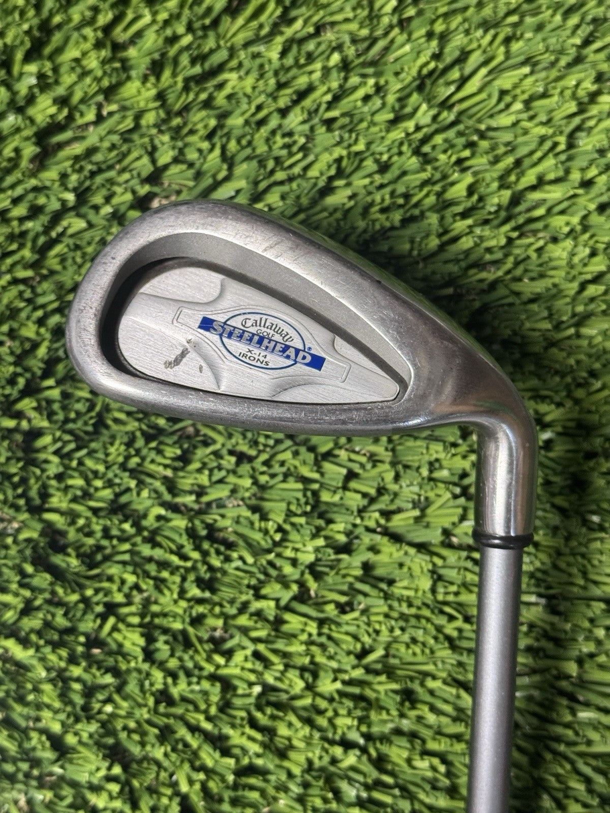 Callaway Steelhead Big Bertha X-14 9 Iron Regular Flex Graphite Shaft 36” RH