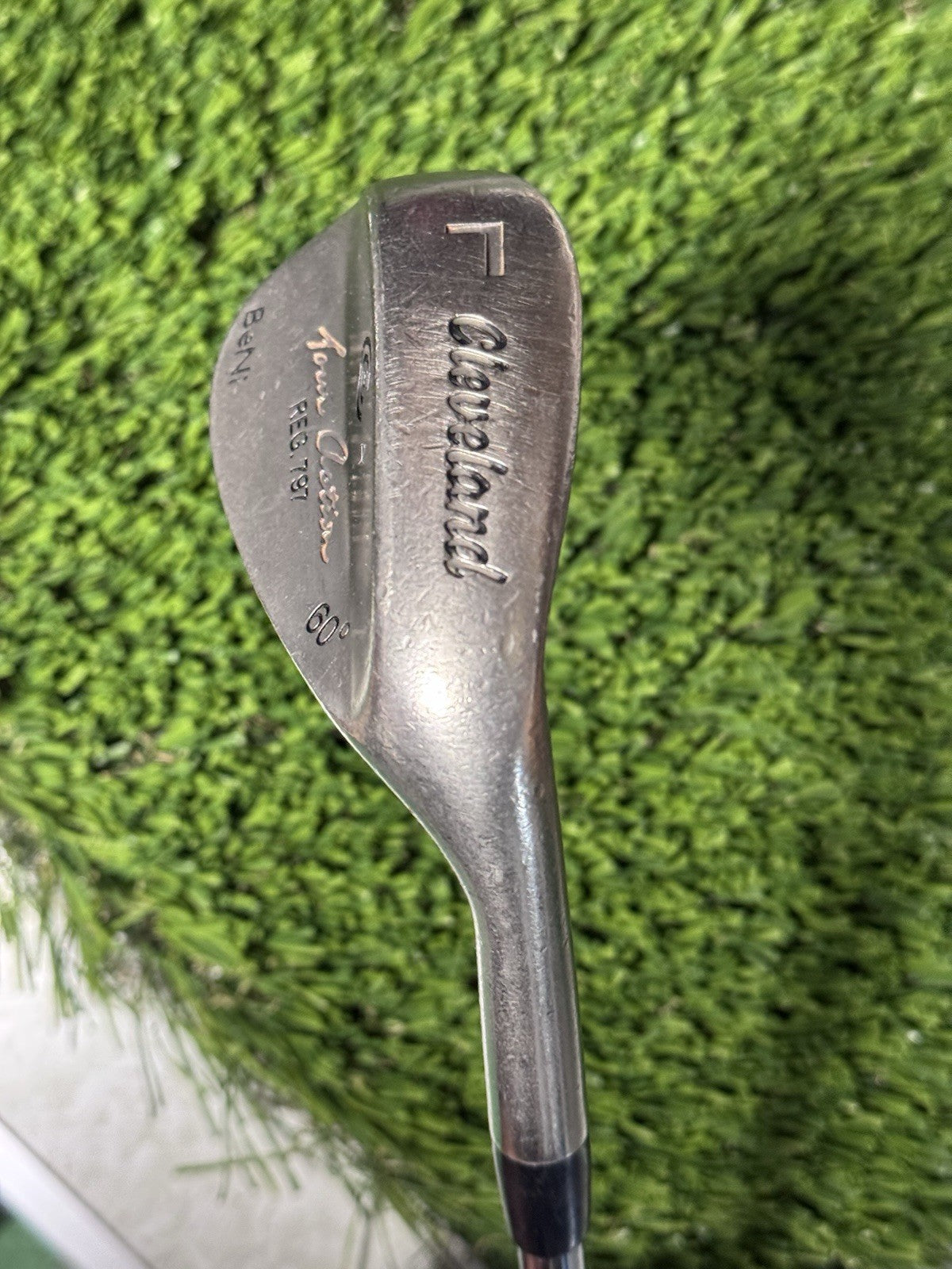 Cleveland Tour Action Reg 797 BeNi Lob Wedge LW 60° True Temper Shaft RH 35.5”