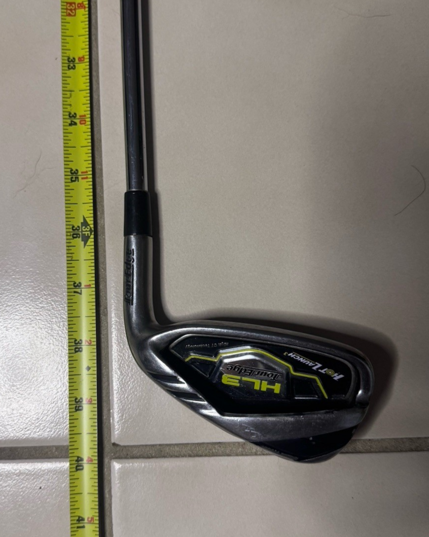 Tour Edge HL3 Iron Set 4-Pw Stiff Flex KBS Tour Steel Shafts RH +1.5