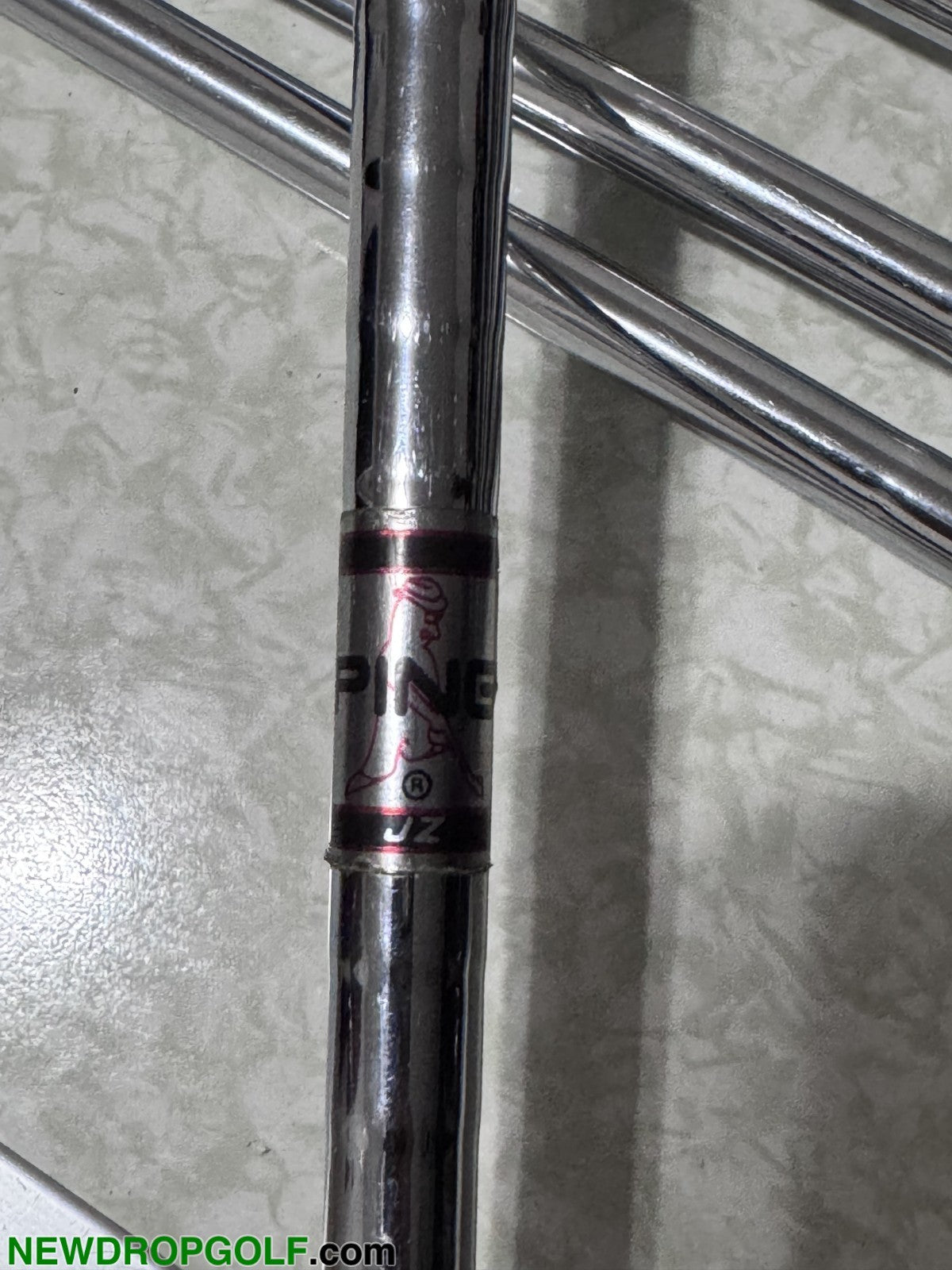 PING ZING BERYLLIUM COPPER IRON SET 3-PW-SW JZ Steel Stiff Flex Shafts RH