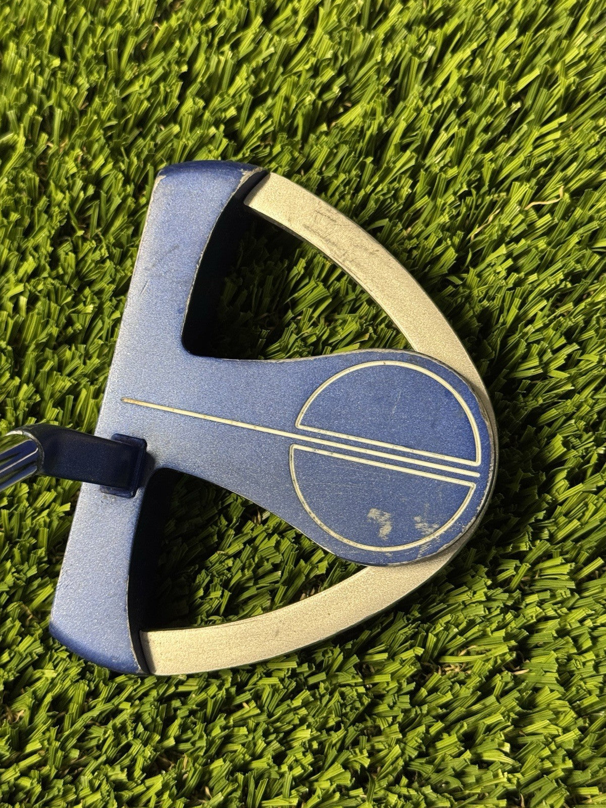 Right Handed XPC Blue Sapphire CR5 Milled Insert Mallet Putter Steel Shaft 37.5”