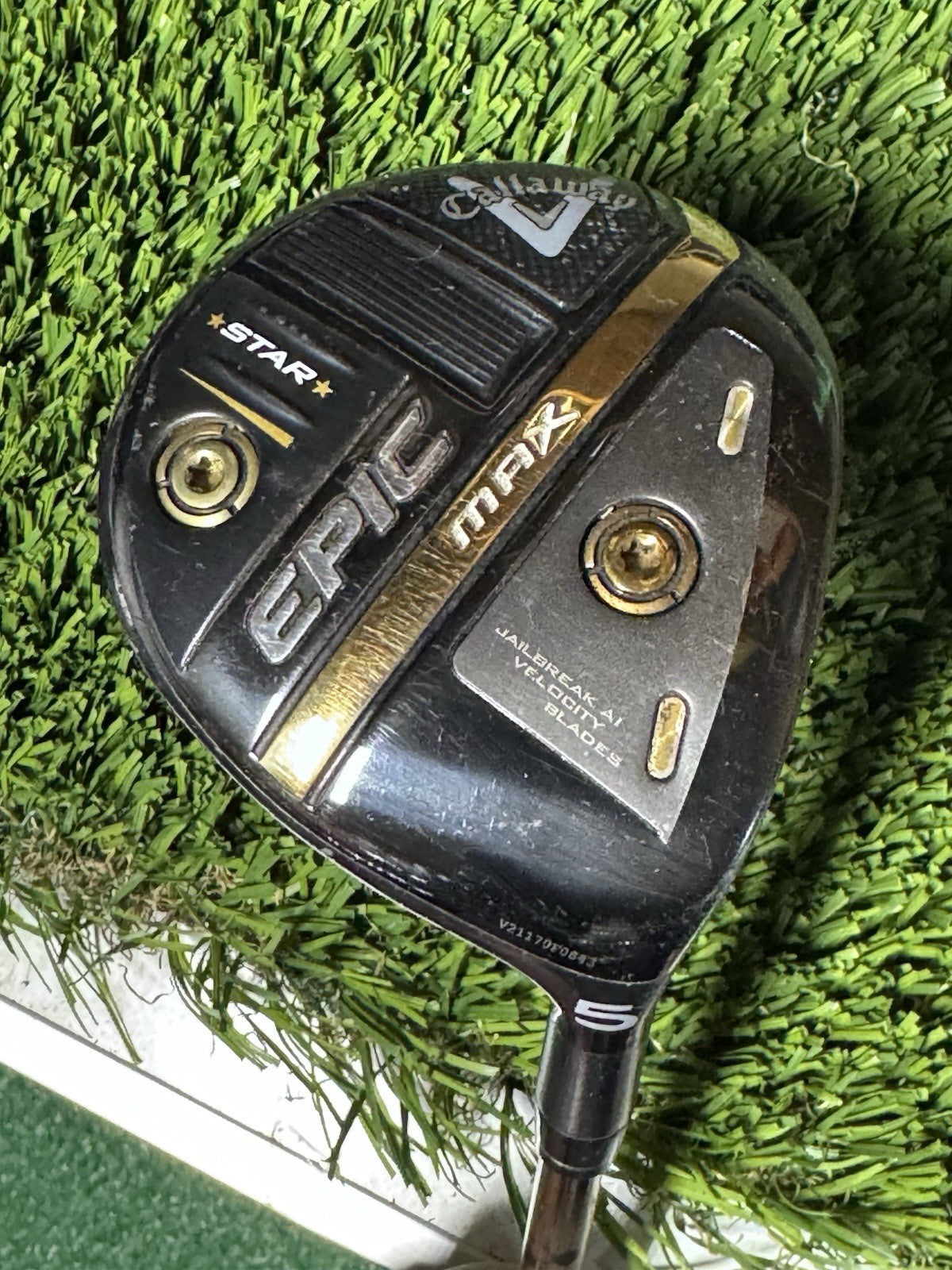 Callaway EPIC MAX Star 5 Wood 18* UST Mamiya ATTAS Speed Series Ladies RH