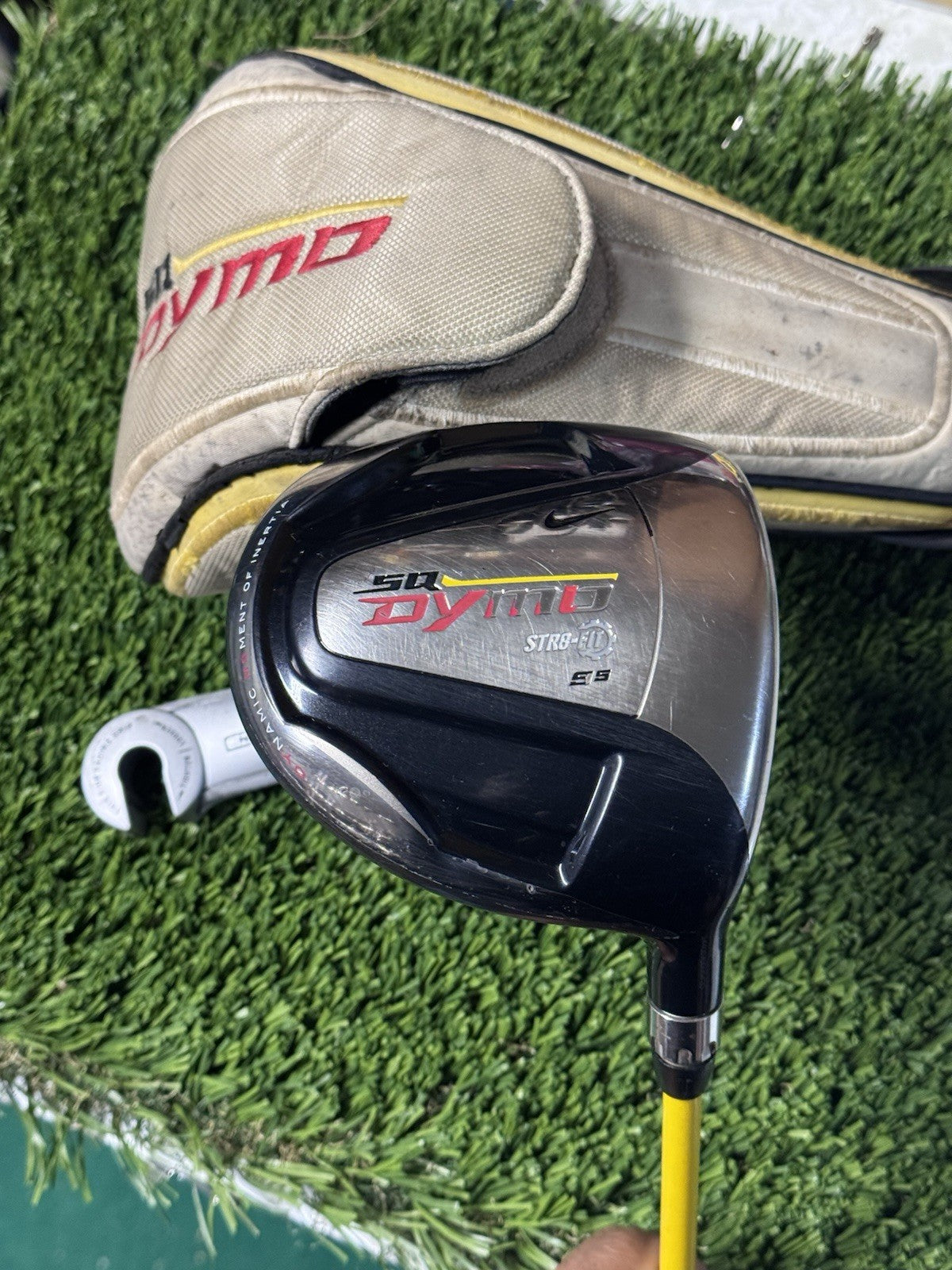 RH Nike Sasquatch SQ Dymo Driver 9.5* Stiff Flex Graphite Shaft Headcover + Tool