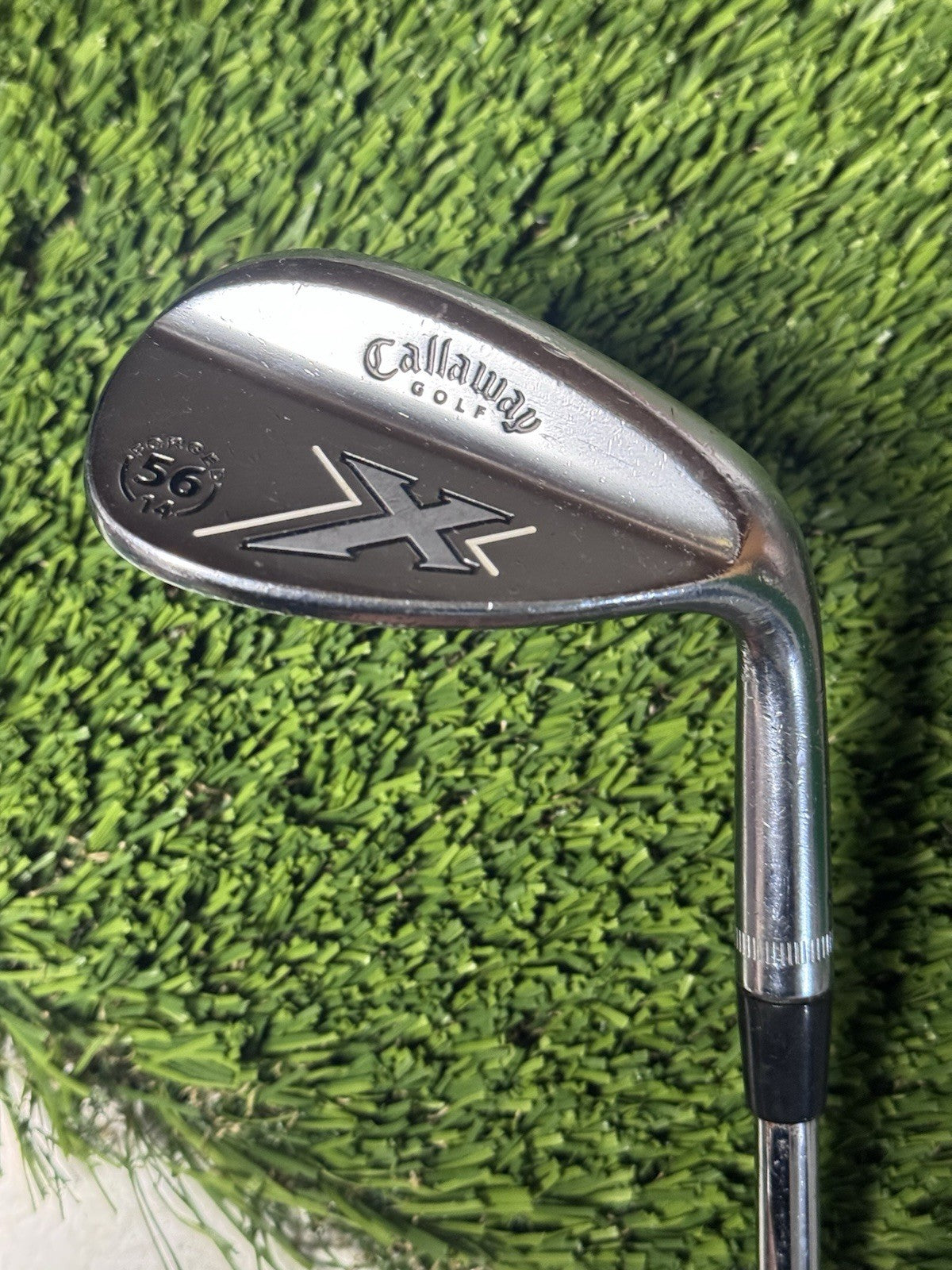 Callaway X Forged Sand Wedge SW 56º 14 Bounce Wedge Flex Steel Shaft RH 35.5”