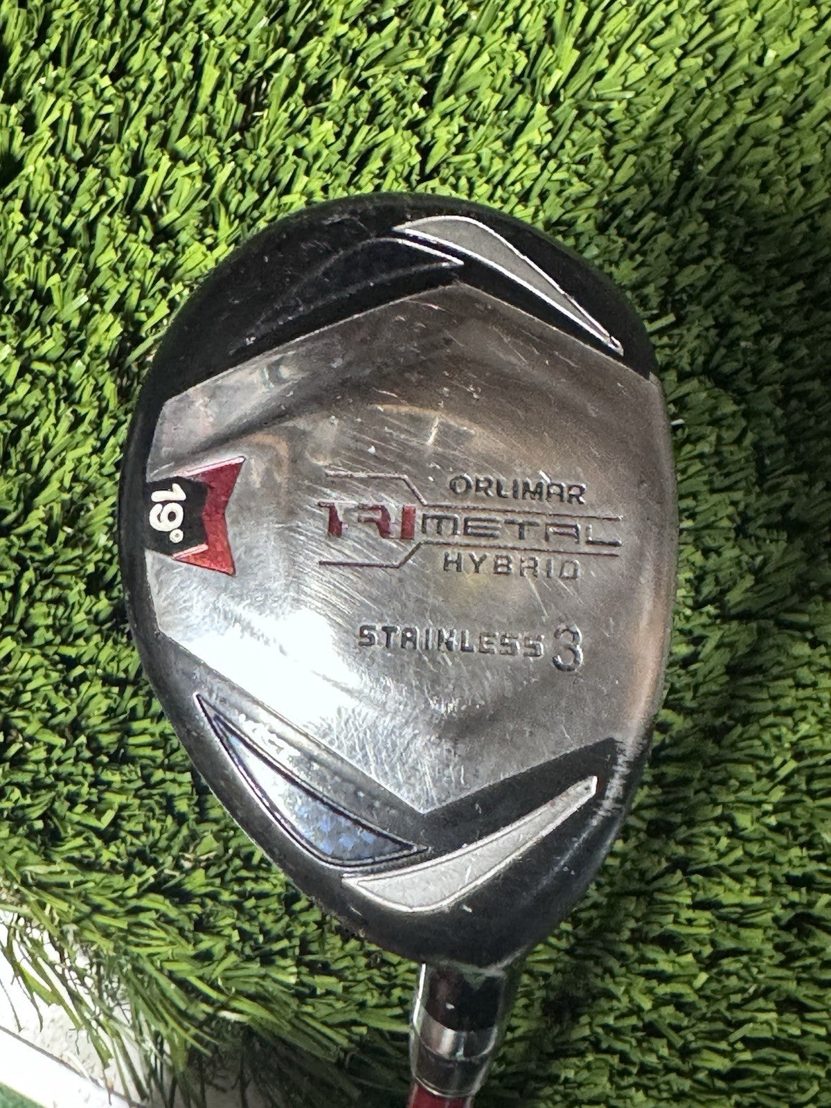 Orlimar TriMetal 3 Hybrid 19* Regular/Stiff Flex Aldila Graphite Shaft 40.5"