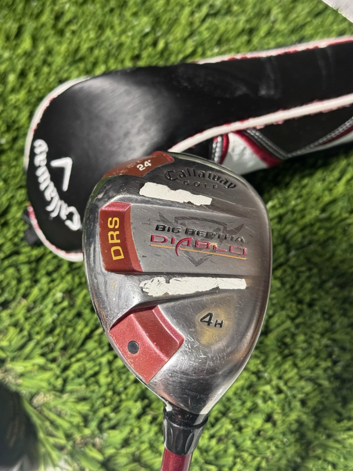 Callaway Big Bertha Diablo DRS 24° 4H Hybrid 60g Regular Flex Graphite Shaft RH