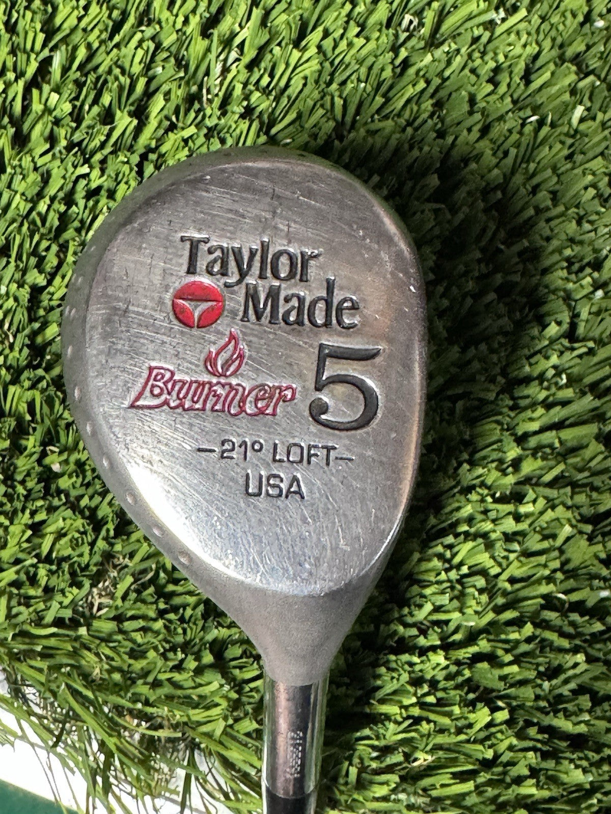 Taylor Made Burner 5 Hybrid 21* Steel Shaft Regular Flex New Grip Right Handed