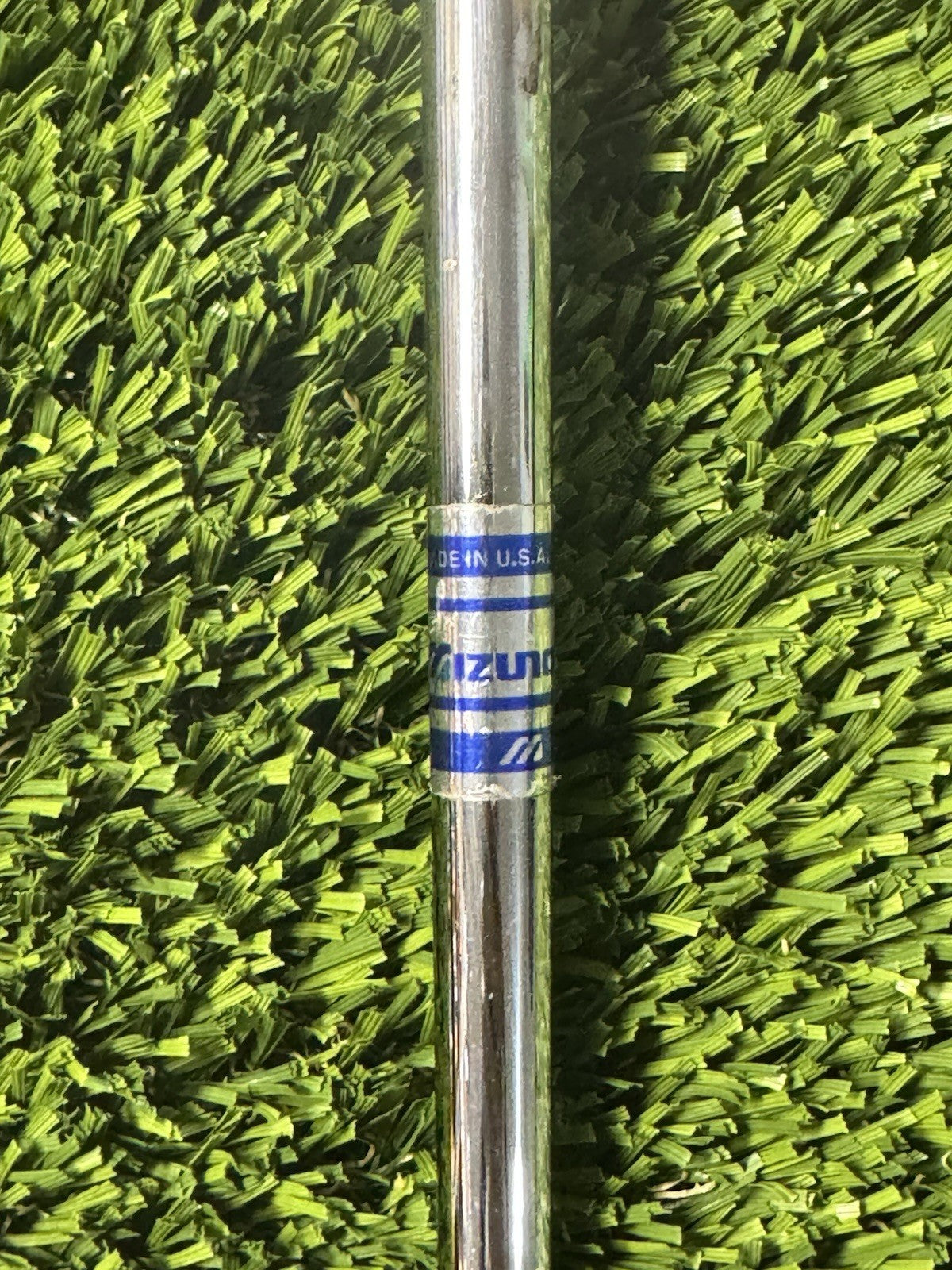 Right Handed Mizuno Putter 8901 Black Waffle Design Steel Shaft 35”